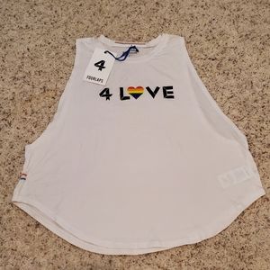 NWT FourLaps Tank Size M White